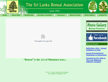 Tablet Screenshot of bonsaisrilanka.org
